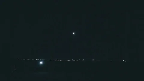 Preparing to fire performance night Stock Footage 71906475