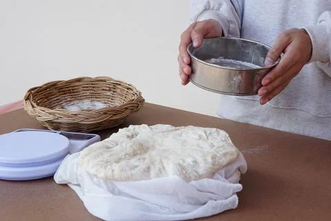 Preparing food. Bakery Stock Photos
