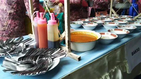 Preparing food to be served Video stock 169597676