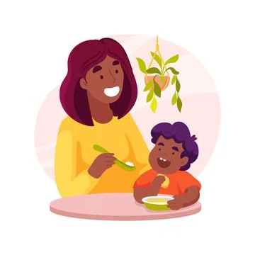 Preparing food isolated cartoon vector illustration. Ilustración de archivo