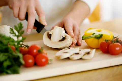 Preparing food Stock Photos