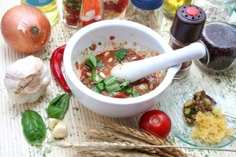 Preparing food Stock Photos