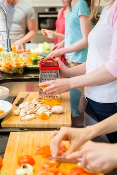 Preparing Food 스톡 사진