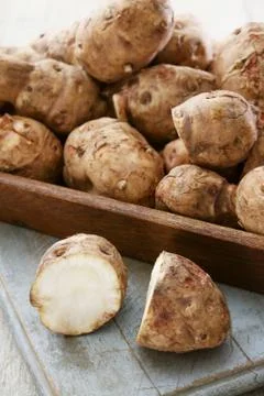 Preparing fresh artichokes Stock Photos
