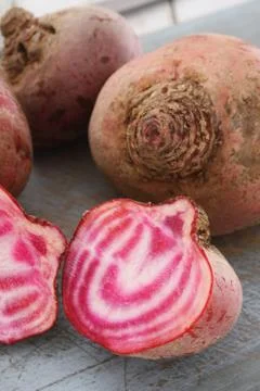 Preparing fresh beetroot Foto stock