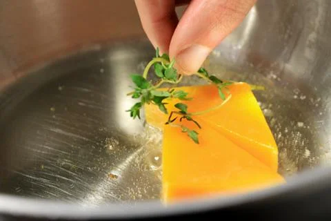 Preparing fresh butternut Stock Photos