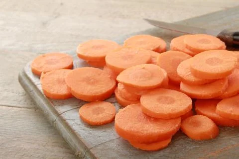 Preparing fresh carrots Stock Photos