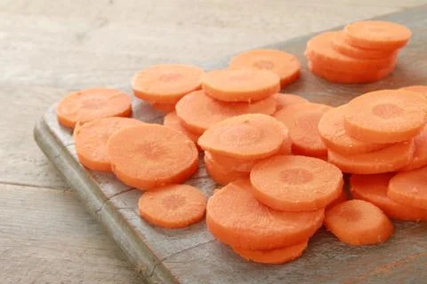 Preparing fresh carrots Stock Photos