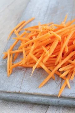 Preparing fresh carrots Stock Photos