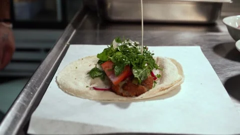 Preparing a Fresh Dish Stock Footage 318303882