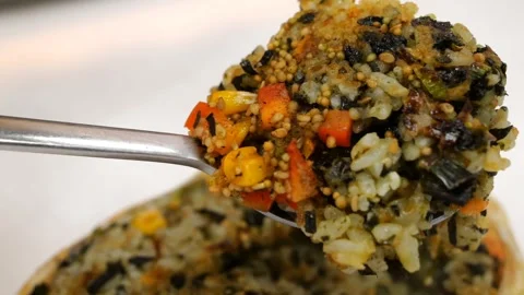 Preparing fresh seafood meals with crab and lobster meat Stock Footage 345510214