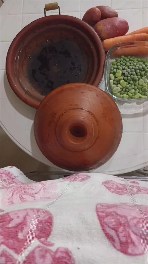 Preparing Fresh Vegetables for Moroccan Tajine - Part 1 Stock Footage 333682519