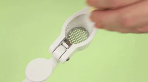 Preparing Garlic Butter Stock Footage 1103907