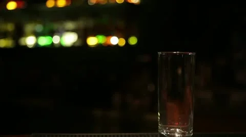 Preparing a gin and tonic drink Stock Footage 20645665