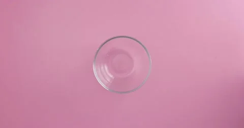 Preparing in a glass bowl Vídeo Stock 133819482