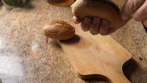 Preparing Graham Rolls for Breakfast Video stock 278172008