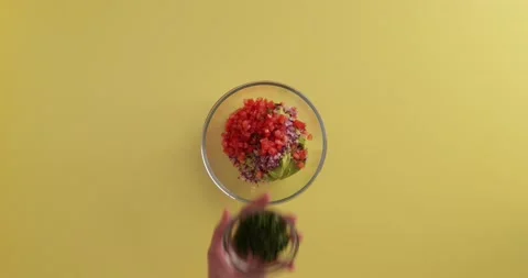 Preparing guacamole 1 Stock Footage 132181116
