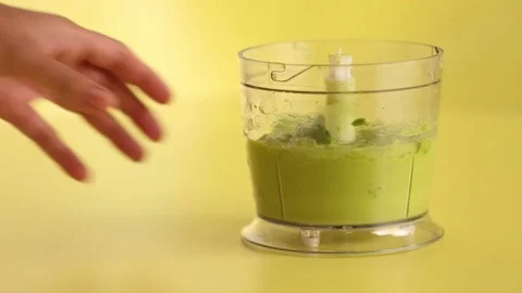 Preparing guacamole 3 Stock Footage 132181300
