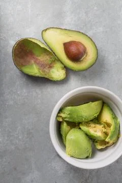 Preparing Guacamole Stock Photos