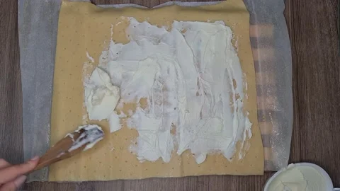 Preparing Ham And Cheese Rolls Video stock 220727685