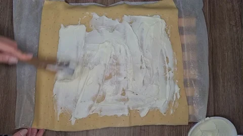 Preparing Ham And Cheese Rolls Video stock 220727715