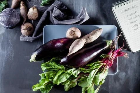 Preparing healthy dinner Foto stock