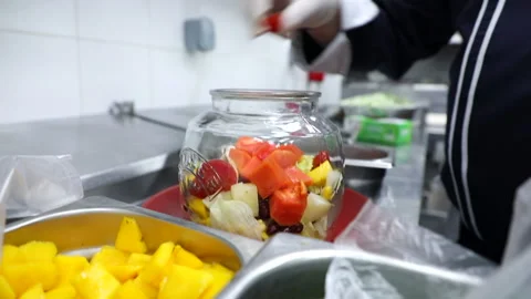 Preparing healthy food Stock Footage 146581773
