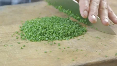 Preparing a healthy meal  - close up Video stock 81187268