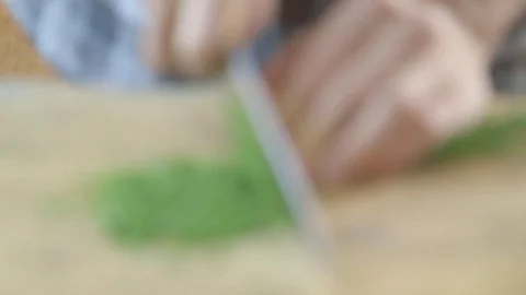 Preparing a healthy meal  - close up Video stock 81187316