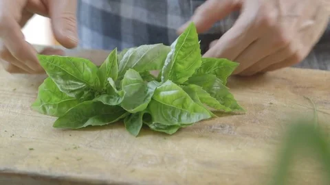 Preparing a healthy meal  - close up Video stock 81187330