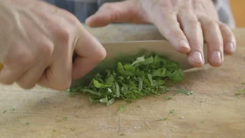 Preparing a healthy meal  - close up Video stock 81187352