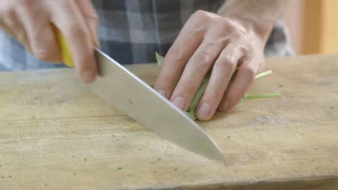 Preparing a healthy meal  - close up Video stock 81187353