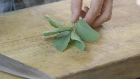 Preparing a healthy meal  - close up Video stock 81187484