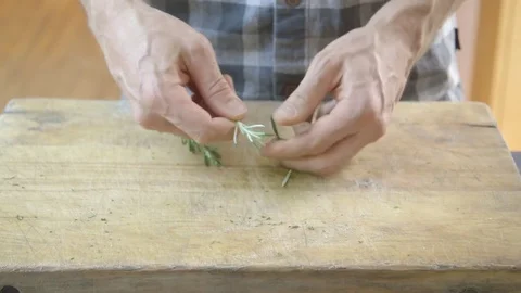 Preparing a healthy meal  - close up Video stock 81187786