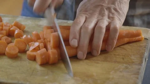 Preparing a healthy meal  - close up Video stock 81188009