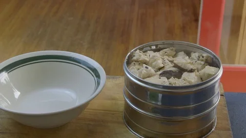 Preparing a healthy meal  - close up Video stock 81188226