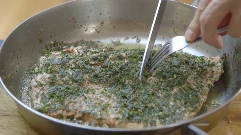 Preparing a healthy meal  - close up Stock Footage 81188239