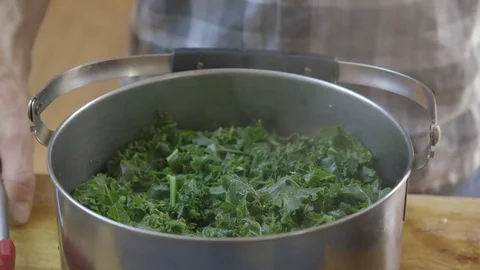 Preparing a healthy meal  - close up Stock Footage 81188320