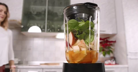 Preparing healthy smoothie Stock Footage 145825906