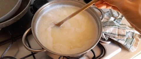 Preparing home made laundry detergent Stock Footage 116104550