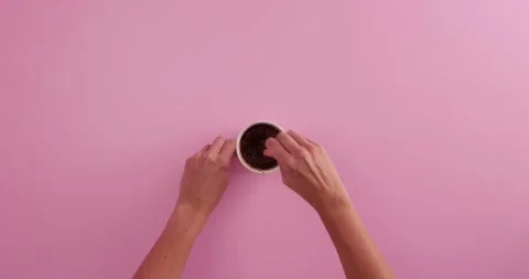 	preparing homemade a chocolate cupcake Video stock 133817853