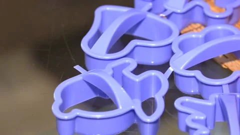 Preparing homemade cookies Video stock 99389445