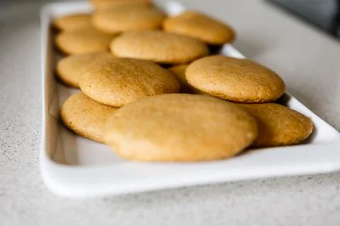 Preparing homemade gingerbread Stock Photos