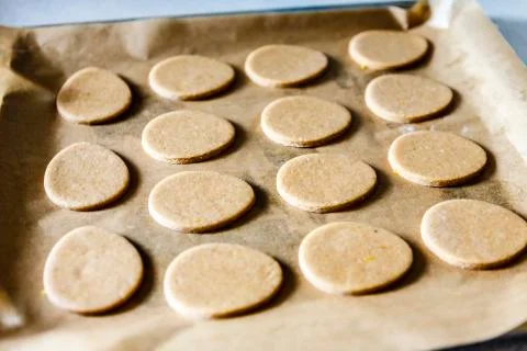 Preparing homemade gingerbread Stock Photos