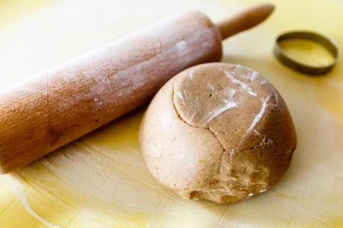 Preparing homemade gingerbread Stock Photos