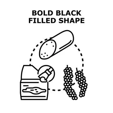 Preparing ingredients for spicy meat dish cooking Stock Illustration
