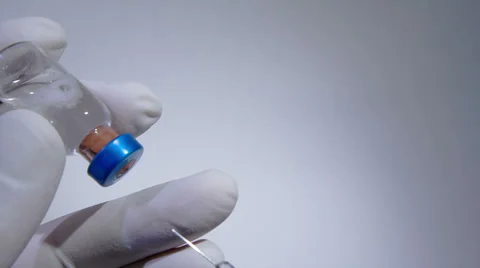 Preparing an Injection Video stock 34332570