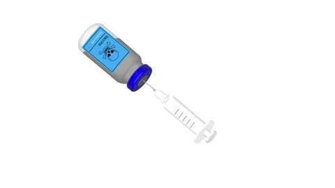 Preparing Injection With Vaccine  Видео 159233003