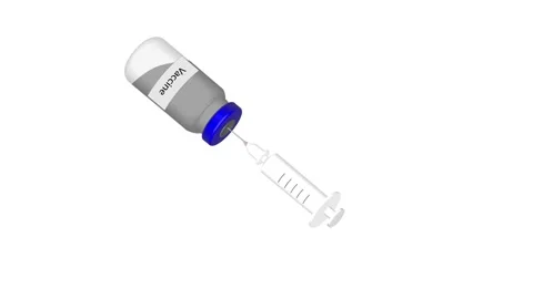 Preparing Injection With Vaccine  Video stock 159233008