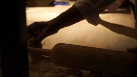 Preparing lahmacun Stock Footage 98112501